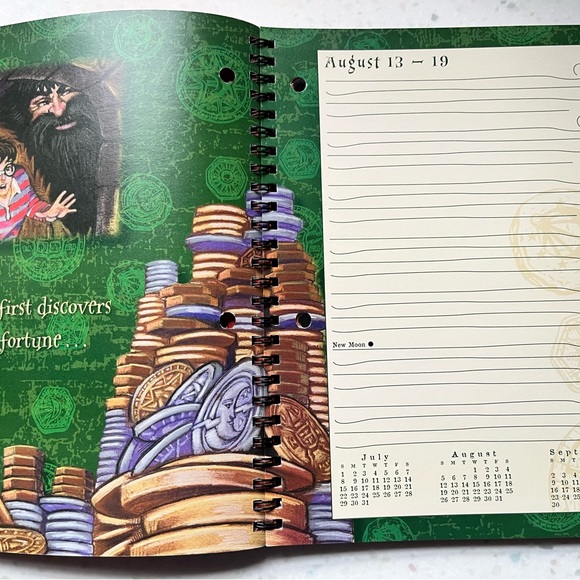 Vintage Harry Potter Student Planner 2001 Artwork - Picture 4 of 12